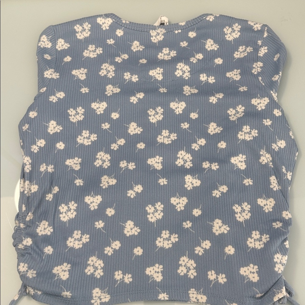Self Esteem Ribbed Floral Top - Picture 4 of 4